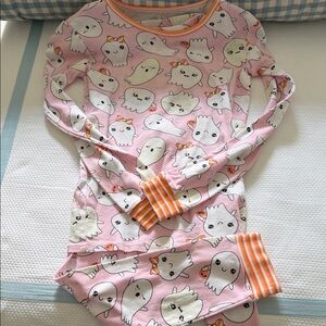 Girls children’s place ghost pajama pants set, GUC, may still glow in dark! 12